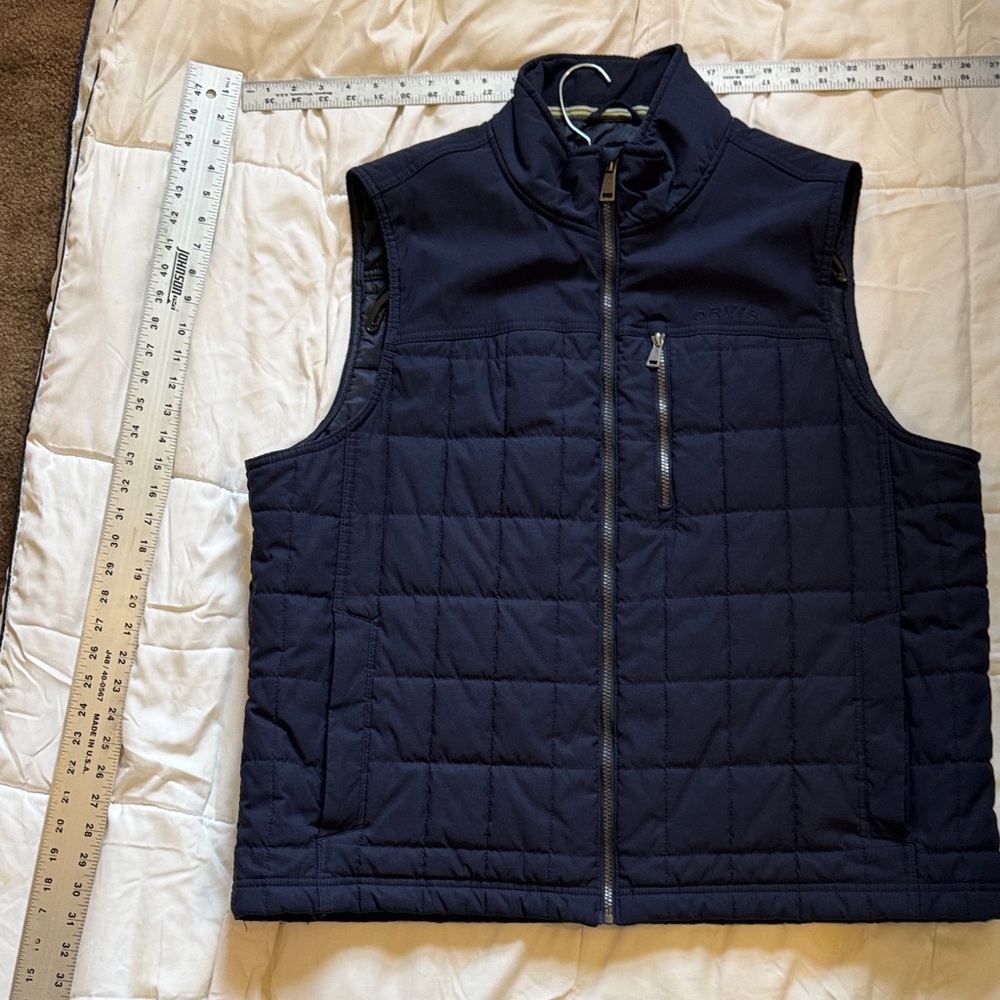 Orvis Dark Blue Quilted Vest